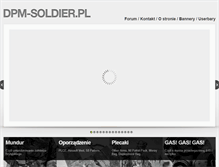 Tablet Screenshot of dpm-soldier.pl